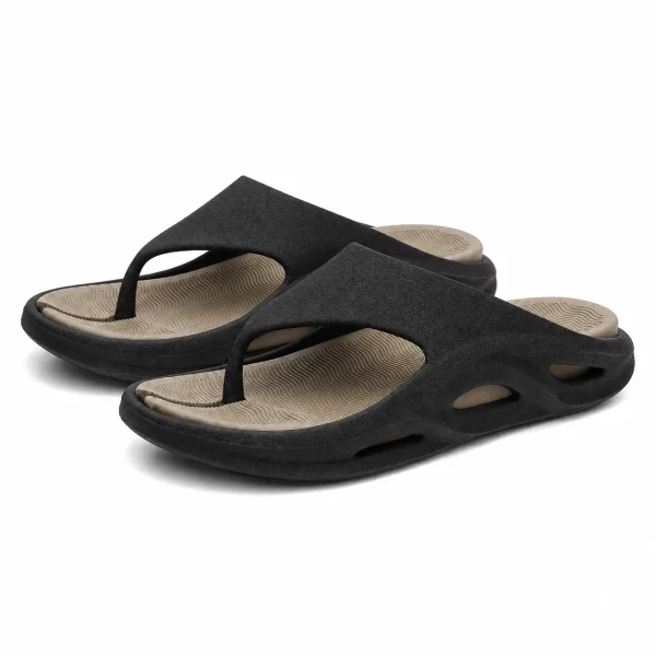 Chinelo Finger – Preto/Creme