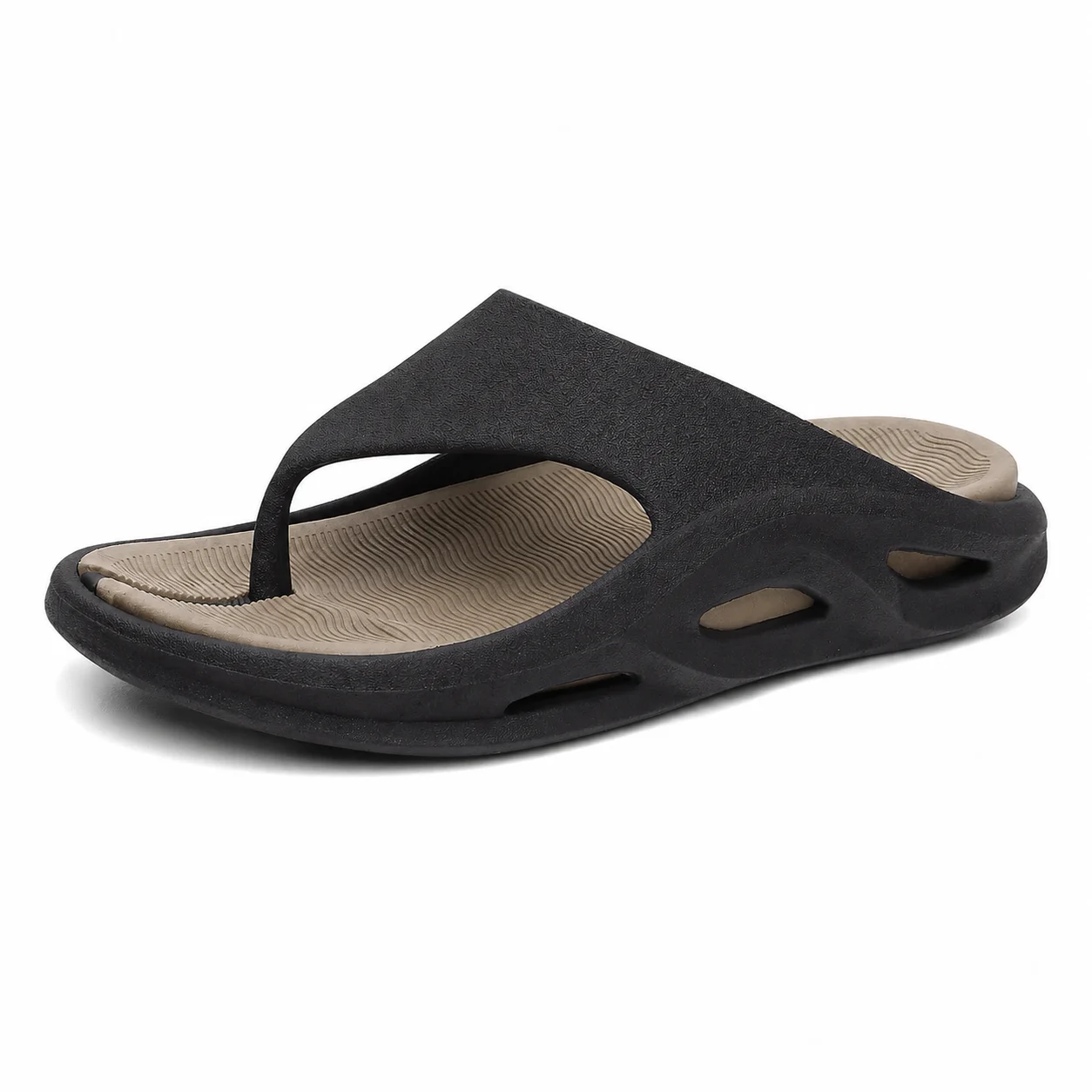 Chinelo Finger – Preto/Creme
